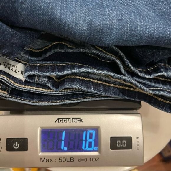 AG Adriano Goldschmied Women's Size 31x29 B-Type Straight Leg Dark Blue Denim J - Picture 12 of 12